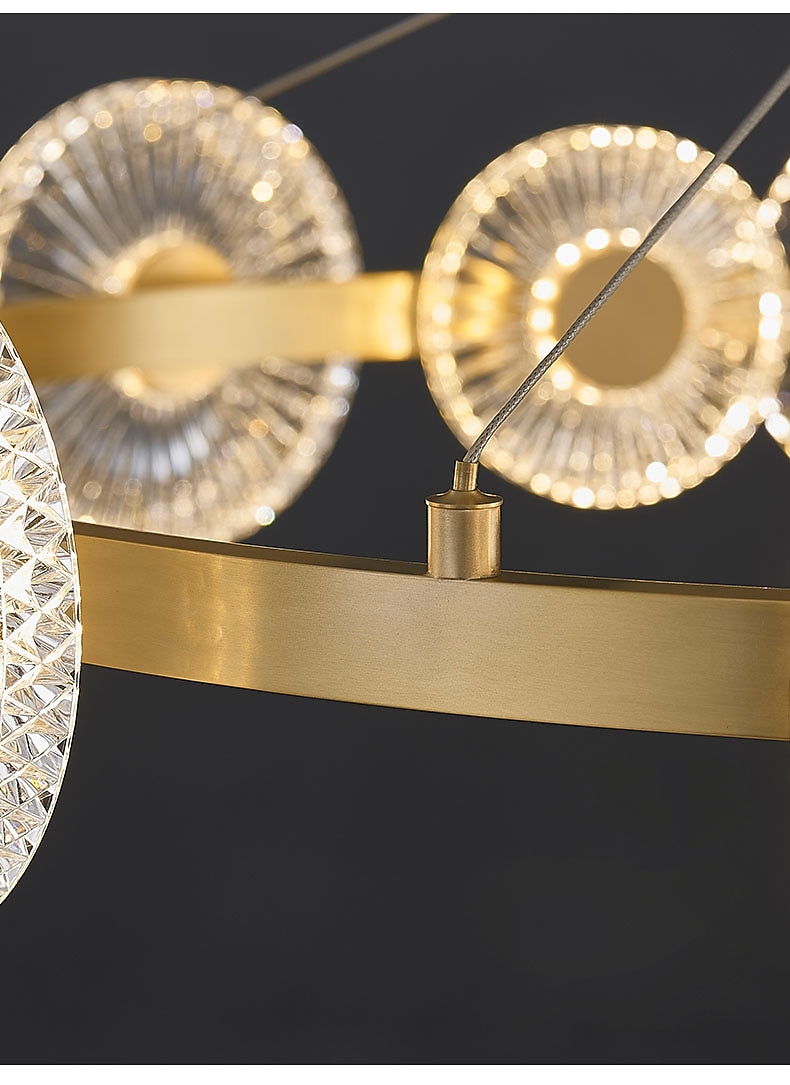 lampada a sospensione a led moderno lusso design cerchio oro design sputnik lampadario design rame stile moderno sputnik ottone 9 12 15 teste 220-240v 110-120v del 2025 a $1034.09 –P8