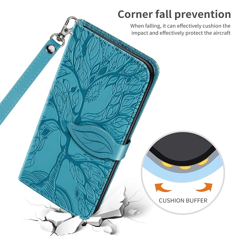 Phone Case For Samsung Galaxy S24 S23 S22 S21 S20 Plus Ultra A54 A34 A14 A72 A52 A42 Note 20 10 S25 Ultra Wallet Case Card Holder Dustproof Shockproof Lines / Waves Solid Colored PU Leather 2025 - $13.99 –P4