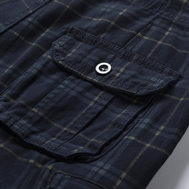 Bărbați Pantaloni Scurți Cargo Pantaloni Scurți Σορτς πεζοπορίας Drept Buzunar Plisat Confort Respirabil Scurt Sport exterior Zilnic Ieșire Stilat Stil Clasic Negru Albastru piscină 2026 - $28.99 –P7
