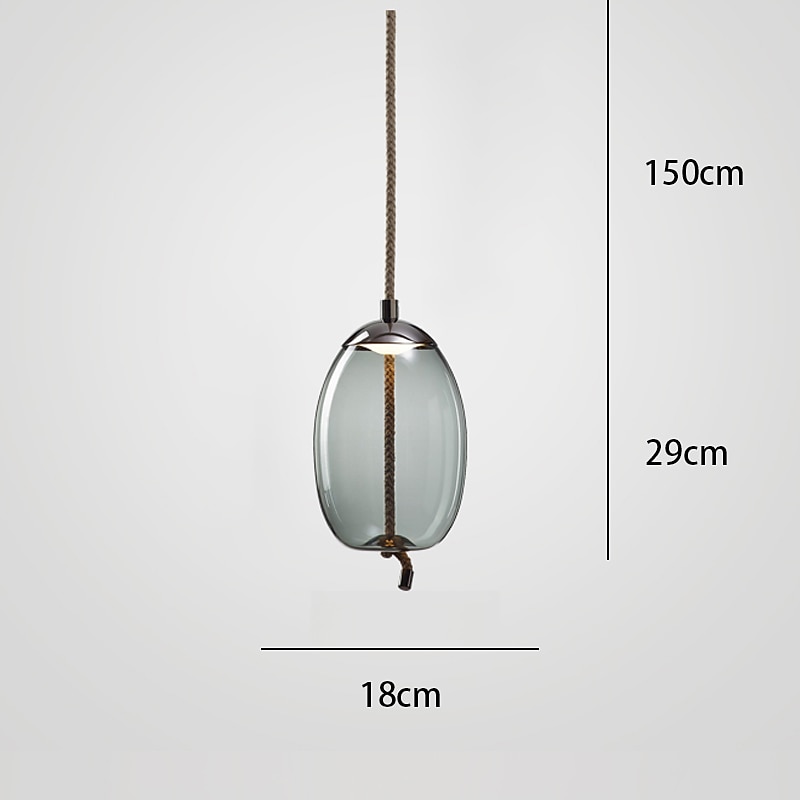 LED Pendant Light Glass Kitchen Island Light Single Design Electroplated LED Nordic Style 220-240V 110-120V 2025 - $249.99 –P4