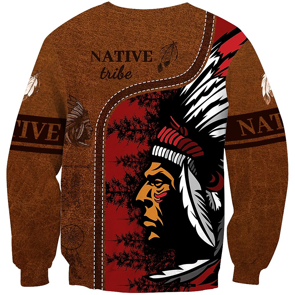 Per uomo Unisex Stampe astratte Umano Felpa Felpa pullover Manica lunga Felpa Rotonda Originale Essenziale Grande e alto Stampa 3D Informale Giornaliero Per eventi Stampa Primavera & Autunno del 2025 a $29.99 –P6