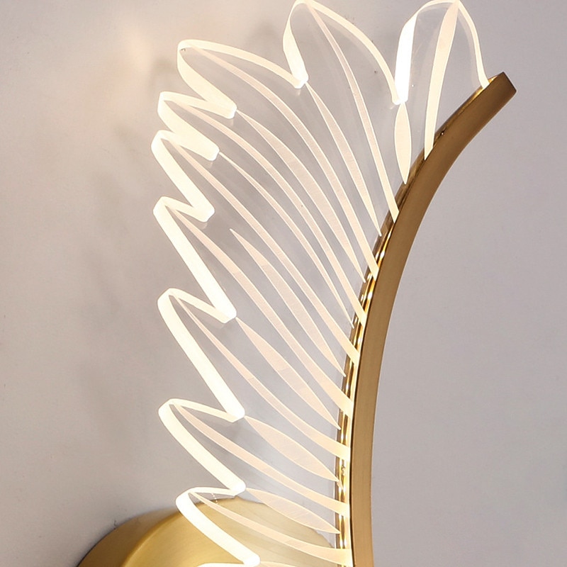 lightinthebox led-wandlamp creatieve led moderne led-wandlampen woonkamer slaapkamer acryl wandlamp 220-240v 8/16 w 2025 - $248.89 –P5