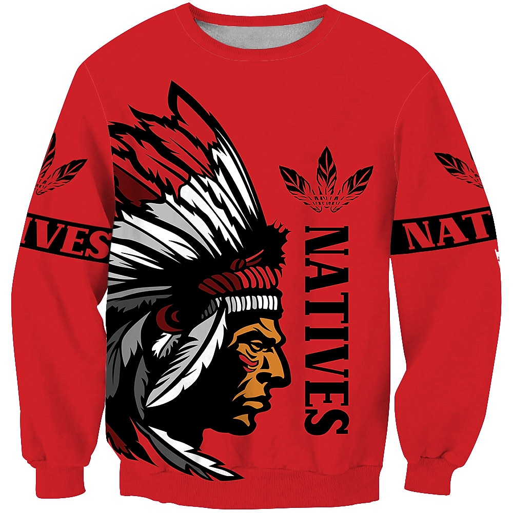 Per uomo Unisex Stampe astratte Umano Felpa Felpa pullover Manica lunga Felpa Rotonda Originale Essenziale Grande e alto Stampa 3D Informale Giornaliero Per eventi Stampa Primavera & Autunno del 2025 a $29.99 –P1