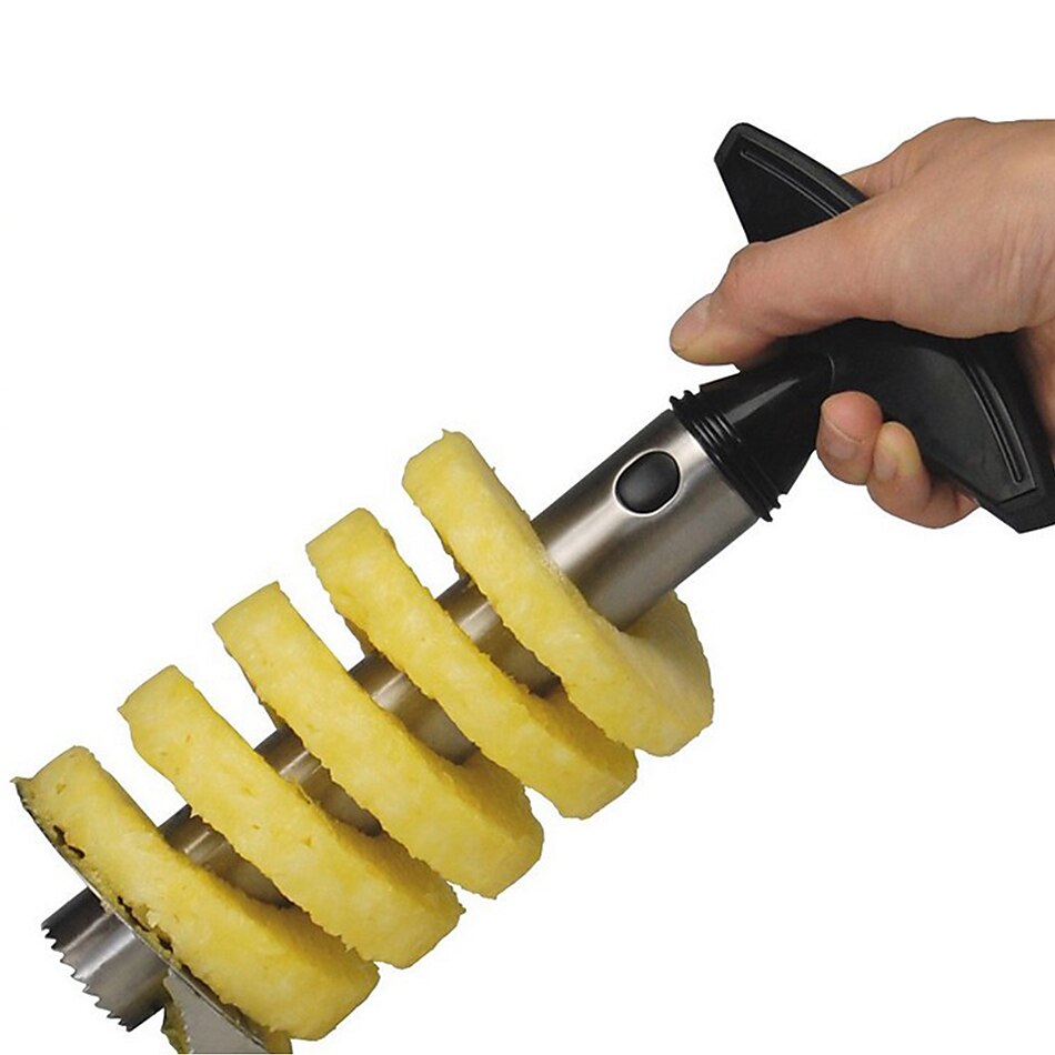 ruostumattomasta teräksestä valmistettu ananas-corer-kuorintaleikkuri helppohedelmäinen parer-leikkaustyökalu kotikeittiö länsimaisen ravintolan tarvikkeet 2025 - $9.99 -P6