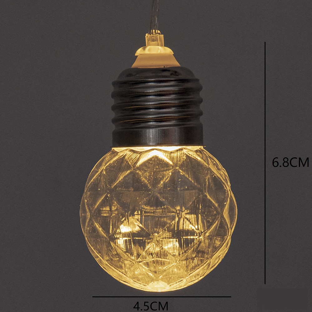 utendørs vanntette ananas mønster lys, 3,5m 10leds ip65 vanntette ananas lyssnorer for julefest dekorasjoner 2025 - $34.99 –P6