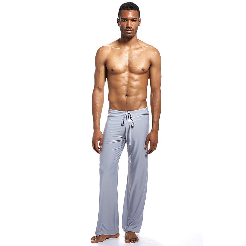 Men's Yoga Pants Drawstring Quick Dry Lightweight Fitness Gym Workout Running Pants / Trousers Bottoms White Black Gray Sports Activewear Stretchy Loose 2025 - $16.49 –P1