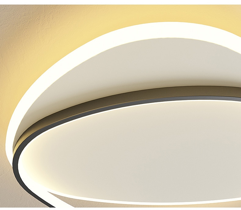 luz de teto led moderno simples básico 37 cm 46 cm formas geométricas embutidas luzes de metal estilo moderno acabamentos geométricos pintados 220-240v 110-120v de 2025 por $169.99 –P8
