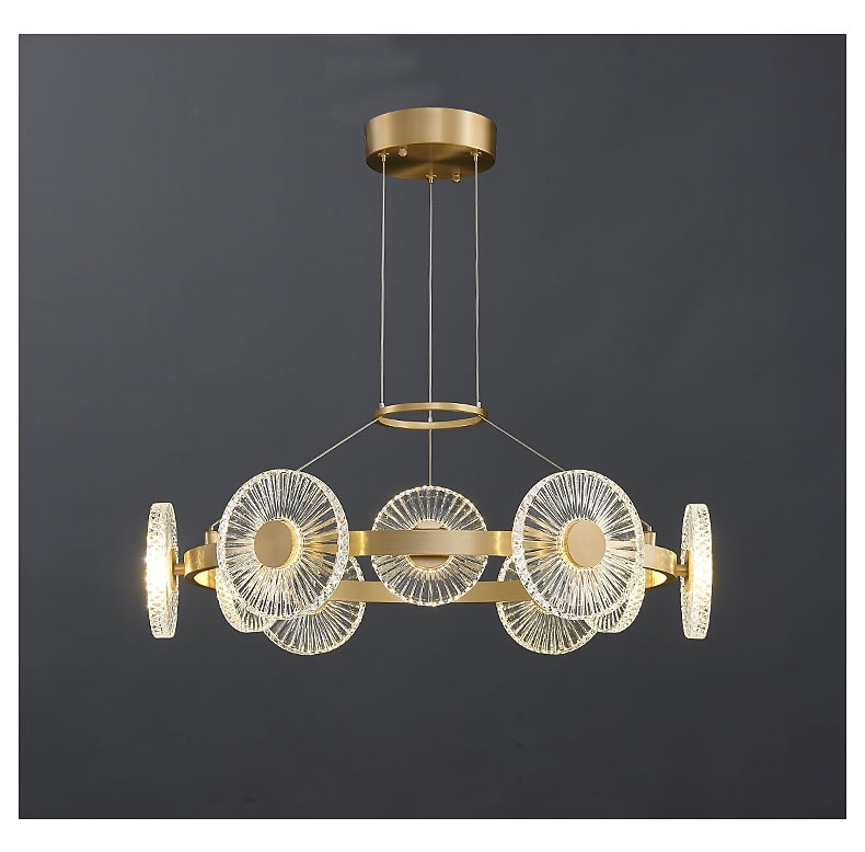 lampada a sospensione a led moderno lusso design cerchio oro design sputnik lampadario design rame stile moderno sputnik ottone 9 12 15 teste 220-240v 110-120v del 2025 a $1034.09 –P7