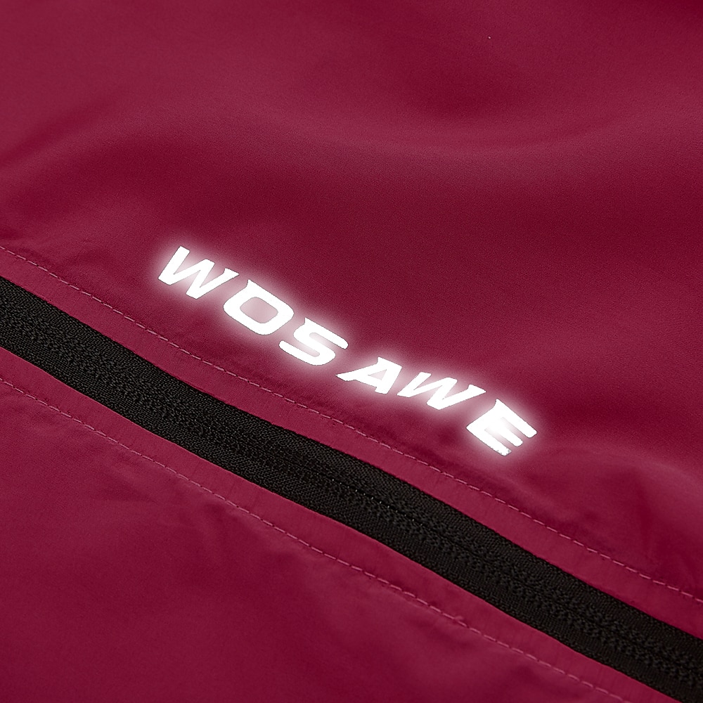WOSAWE Women's Cycling Jacket Windbreaker Cycling Jersey High Visibility Windproof Rain Waterproof Breathable Bike Jacket Tracksuit Mountain Bike MTB Road Bike Cycling City Bike Cycling Black Pink 2025 - $37.99 –P17