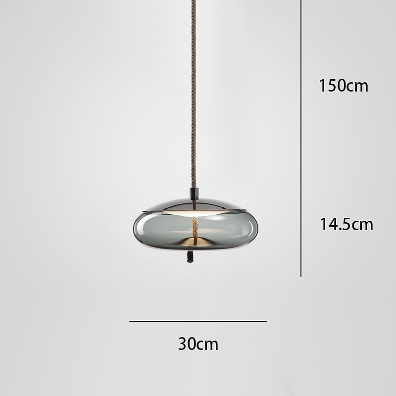 LED Pendant Light Glass Kitchen Island Light Single Design Electroplated LED Nordic Style 220-240V 110-120V 2025 - $249.99 –P3