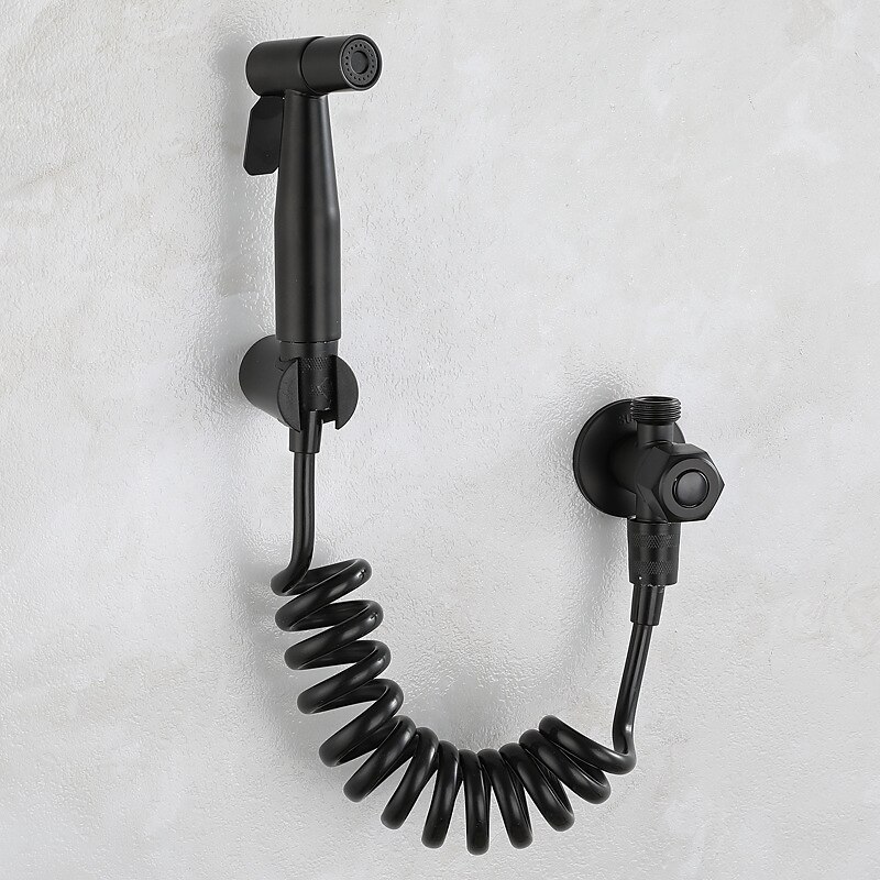Hand-Bidet-Sprayer-Kit schwarz Dusche Badewanne Wasserhahn WC-Spray Badezimmer 2025 - $19.49 –P1