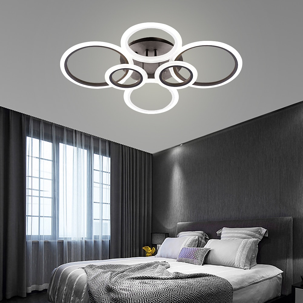 plafonnier led lueur vers l'extérieur plafonnier led 4/6/8 lumières encastrées design de cercle simplicité de style moderne acrylique 90w salon salle à manger luminaire de chambre à coucher de 2025 ? $197.99 –P9