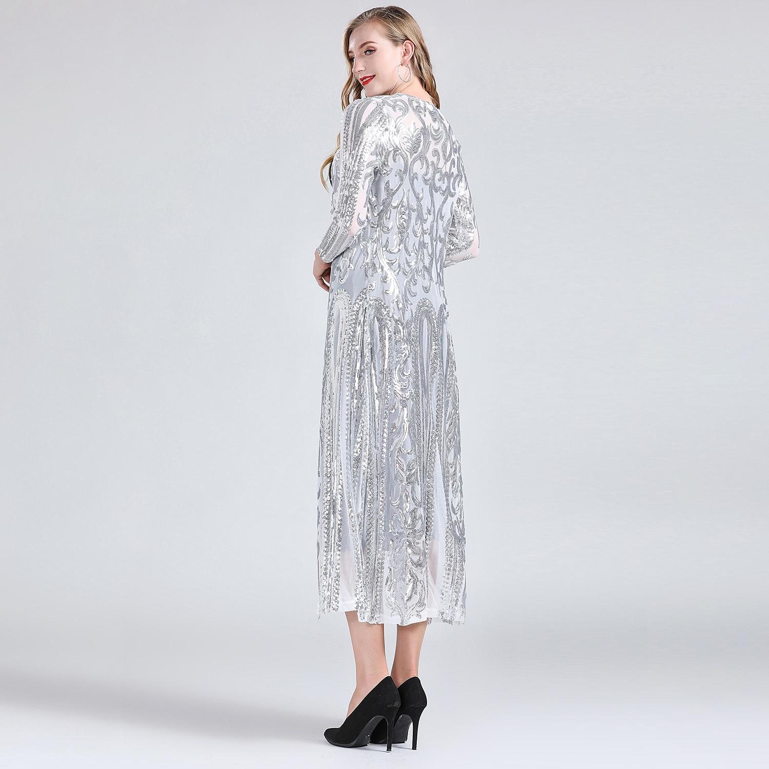 Shawl & Wrap Women's Wrap Elegant Bridal Long Sleeve Tulle Wedding Wraps With Split Joint For Wedding Summer 2025 - $49.99 –P3