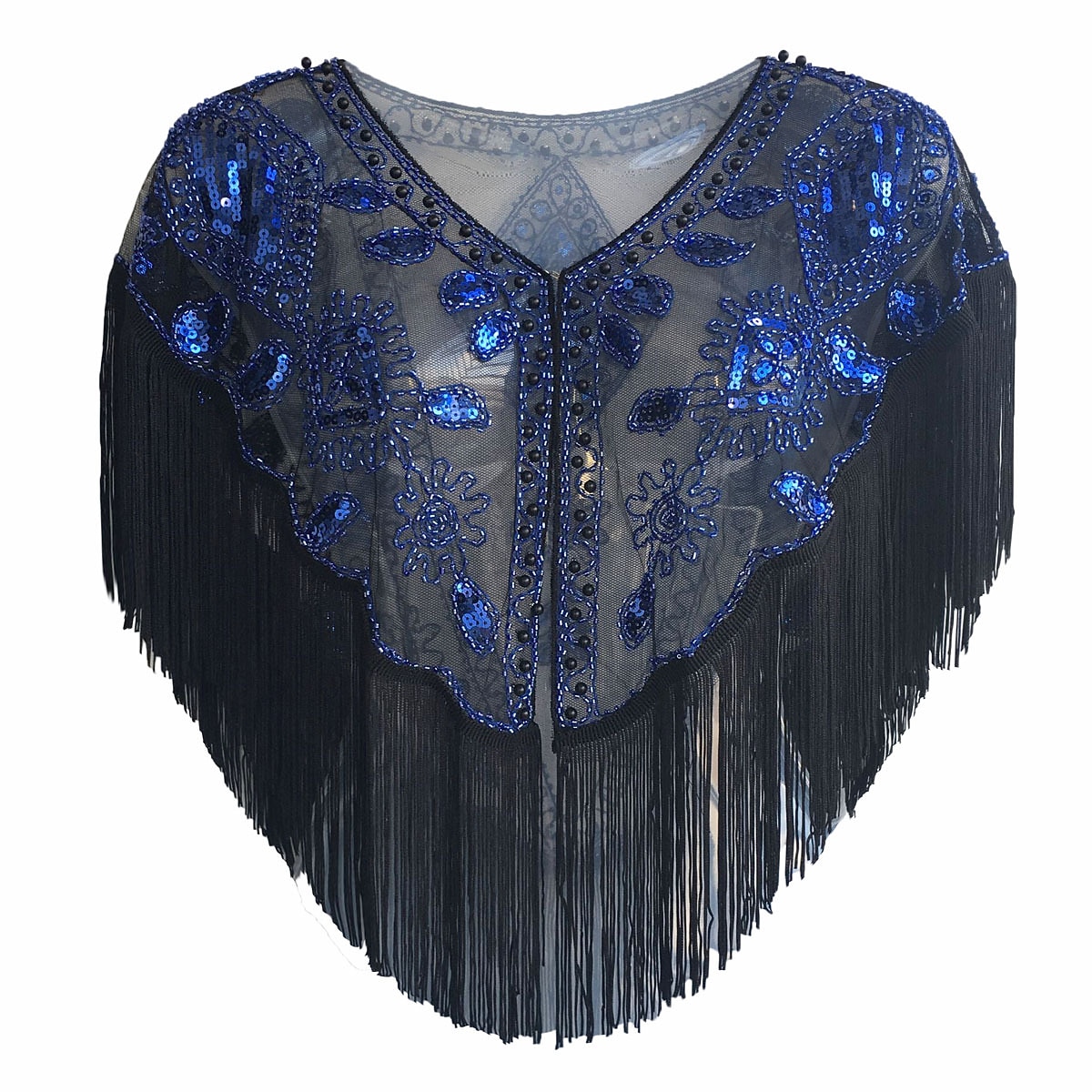 Elegant Vintage Klassiek Flapper sjaals The Great Gatsby Vriendelijke vrouw Bruiloftsgast Pailletten Kwastje kralen Lovertje Kwastje Kostuum Dames Schoolfeest Avond Feest Feest Volwassenen Sjaal 2026 - $18.49 –P5