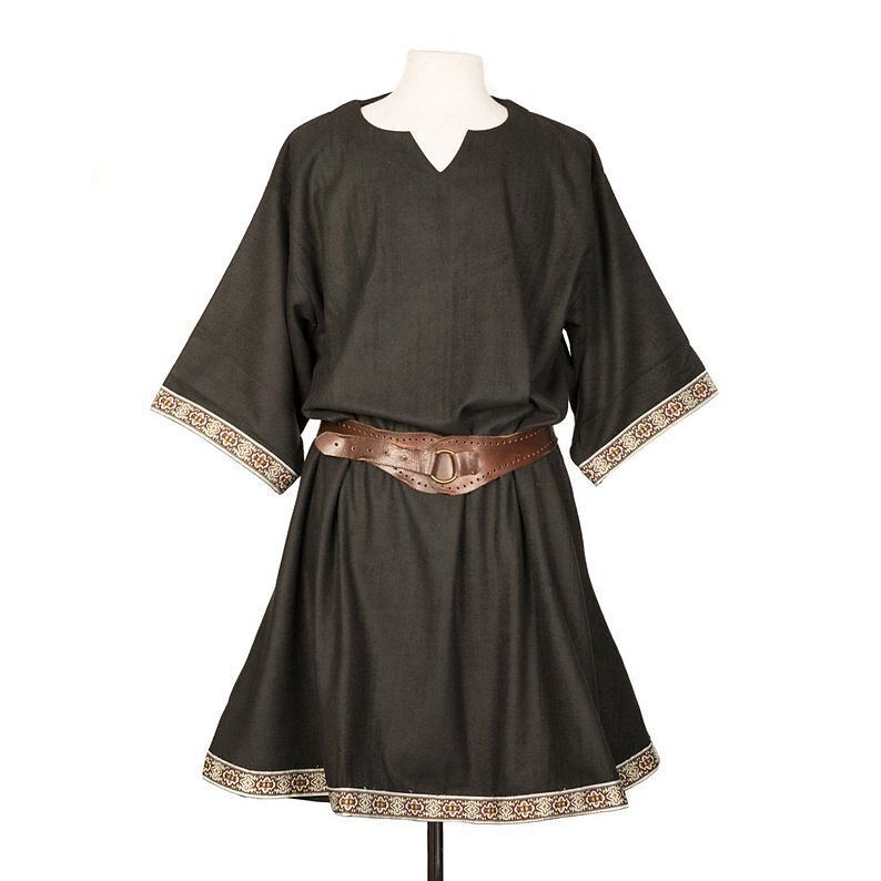 Punk & Gothique Médiéval Renaissance Blouse / Chemise Tunique Guerrier Viking Grande Taille Couleur Unie Déguisement Homme Viking Performance Soirée Scène Adulte Chemisier de 2025 ? $24.99 –P5