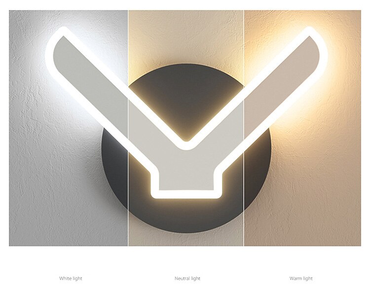 Lightinthebox LED Wall Light Creative LED Modern LED Wall Lights Living Room Bedroom Acrylic Wall Light 220-240V 12 W 2025 - $85.99 –P5