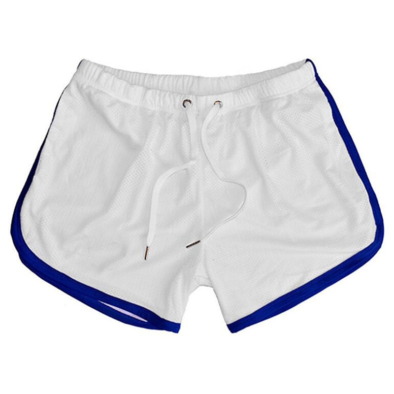 Herre Atletisk shorts 3 tommers shorts Korte shorts Joggeshorts Gymshorts Sport Treningssenter Bading Pustende Hurtigtørkende Snorer Elastisk midje Helfarge Kort Sportslig Avslappet / Sportslig 2025 - $13.99 –P4