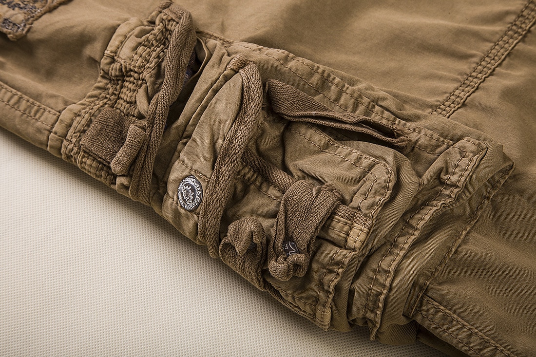 Herren Cargo Shorts Kurze Hosen Kurze Hose für Wanderer Taktische Shorts Militär Sommer Außen Ripstop Atmungsaktiv Rasche Trocknung Leicht Kurze Hose Caprihose Unten Unterhalb des Knies Weiß Schwarz 2025 - $29.99 –P11