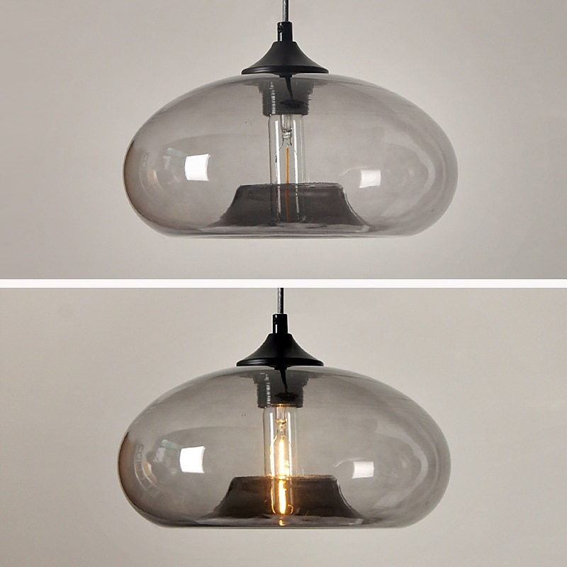 lampada a sospensione a led 28 cm lampada a sospensione design singolo in vetro elettrolitico moderno stile nordico 110-240 v del 2025 a $152.99 –P6