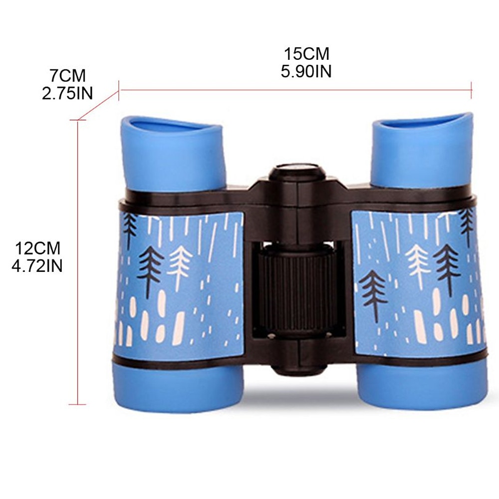 4x30 Plastic Children Binoculars Pocket Size Telescope For Kids Outdoor Game ZS 