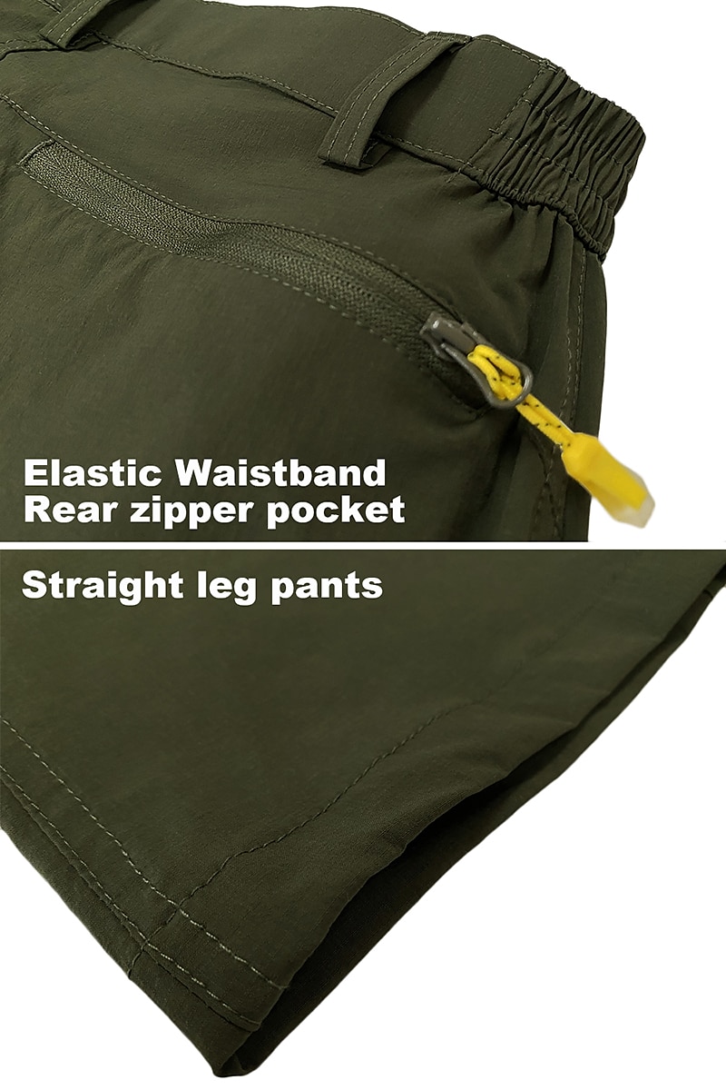 Men's Water Resistant Work Pants Hiking Mountain Pants Trousers Military Outdoor Summer Ripstop Quick Dry Pants Spandex 4 Zipper Pockets Elastic Waist Lightweight Bottoms Navy Gray Black Army Green 2025 - $34.99 –P9