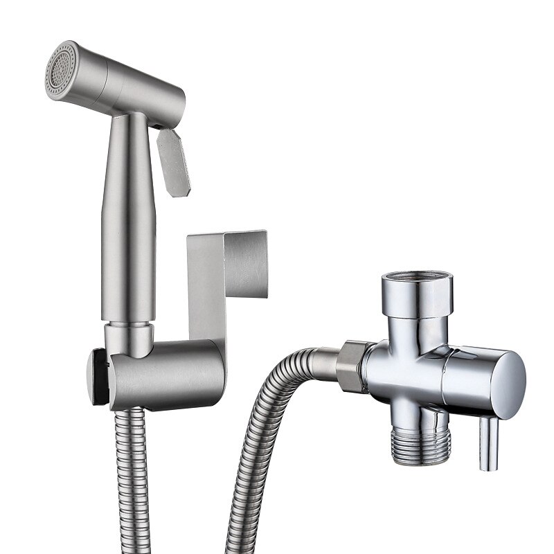 bidé de un solo orificio de acero inoxidable autolimpiante contemporáneo 1,5 m de tubería de entrada de agua de base 1/2 eu 2025 - $9.99 –P4