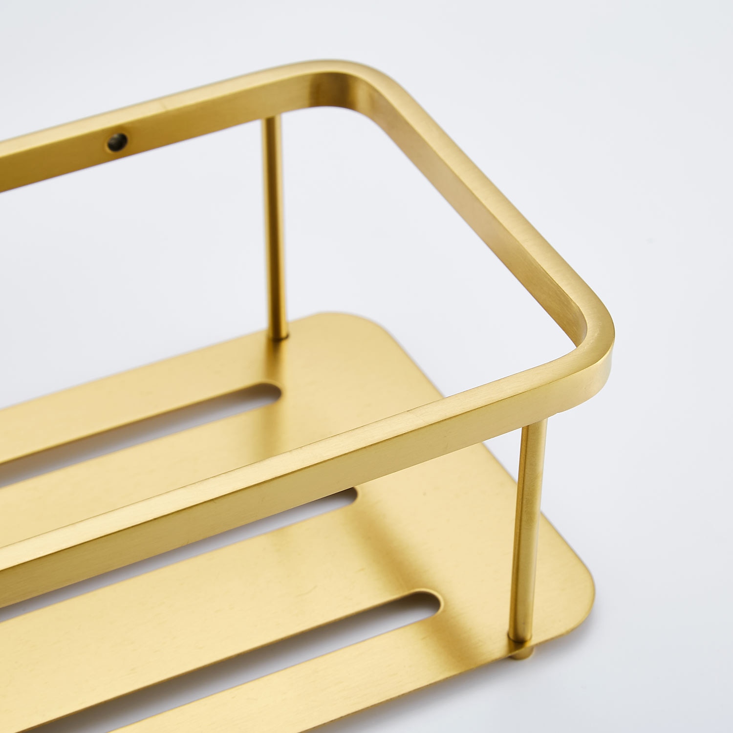 Shower Caddy Rectangle Bathroom Shelf for Washing Supplies, Bath Fixture, Wall Mounted New Design Creative Contemporary Modern 304Stainless Steel, Matte Black, Brushed Nickel, Matte Gold, Chrome 1pc 2025 - $60.99 –P10