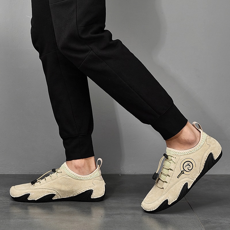 stilfulla avslappnade brittiska sneakers för män, ventilerande mesh med bläckfisksula, fashion forward 2026 - $54.99 –P9