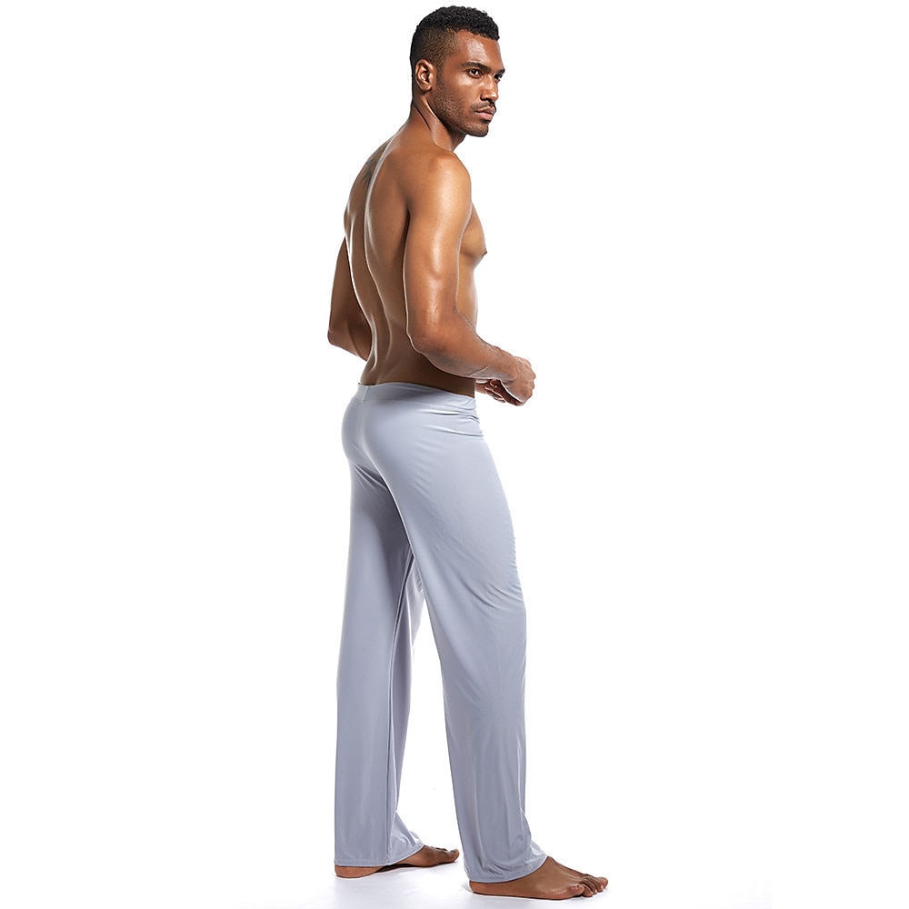 Men's Yoga Pants Drawstring Quick Dry Lightweight Fitness Gym Workout Running Pants / Trousers Bottoms White Black Gray Sports Activewear Stretchy Loose 2025 - $16.49 –P3