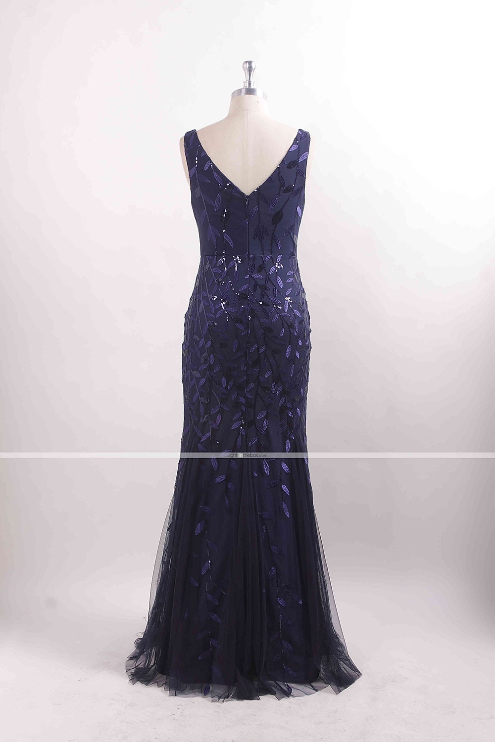 Mermaid Evening Gown Elegant Dress Beach Wedding Valentine's Day Wedding Guest Floor Length Sleeveless V Neck Tulle V Back with Embroidery dress to impress 2026 - $91.99 Mermaid Evening Gown Elegant Dress Beach Wedding Valentine's Day Wedding Guest Floor Length Sleeveless V Neck Tulle V Back with Embroidery dress to impress 2026 - $91.99