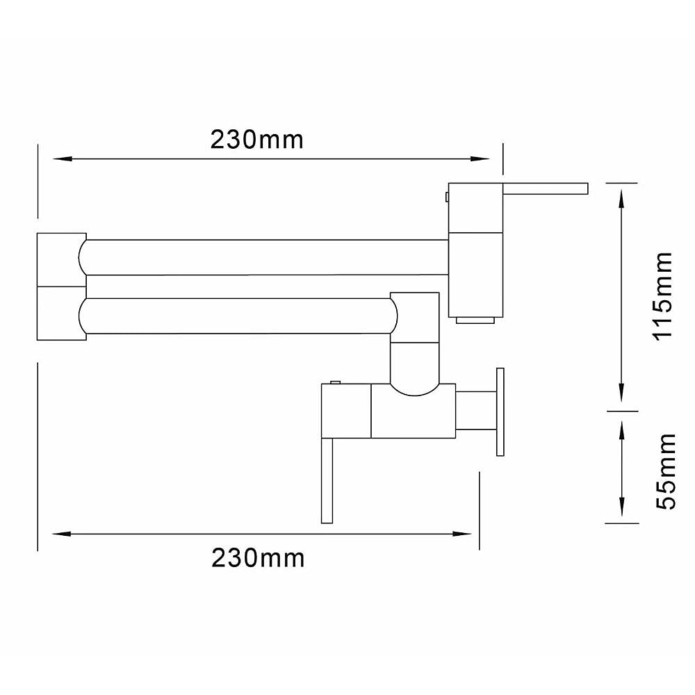 kuchyňská baterie jednoduchá rukojeť se dvěma otvory chrom/nikl kartáčovaný/galvanicky pokovená středová sada moderních kuchyňských kohoutků 2026 - $139.99 –P1