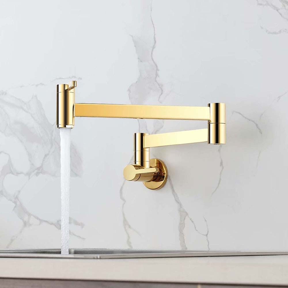 kuchyňská baterie jednoduchá rukojeť se dvěma otvory chrom/nikl kartáčovaný/galvanicky pokovená středová sada moderních kuchyňských kohoutků 2026 - $139.99 –P3