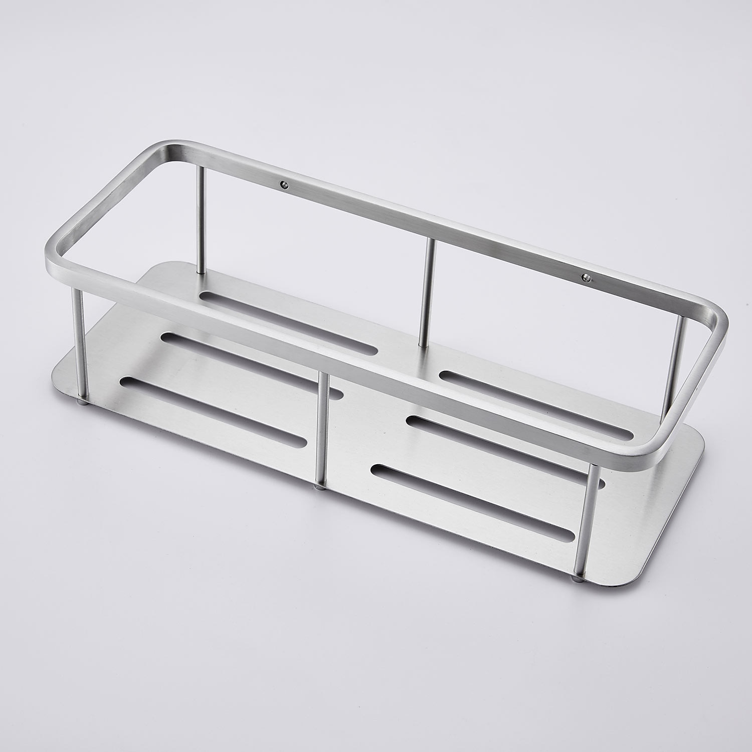 Shower Caddy Rectangle Bathroom Shelf for Washing Supplies, Bath Fixture, Wall Mounted New Design Creative Contemporary Modern 304Stainless Steel, Matte Black, Brushed Nickel, Matte Gold, Chrome 1pc 2025 - $60.99 –P12