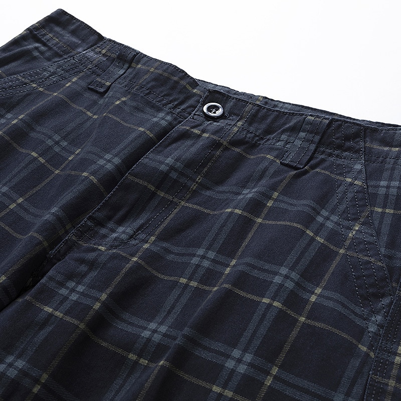 Bărbați Pantaloni Scurți Cargo Pantaloni Scurți Σορτς πεζοπορίας Drept Buzunar Plisat Confort Respirabil Scurt Sport exterior Zilnic Ieșire Stilat Stil Clasic Negru Albastru piscină 2026 - $28.99 –P5