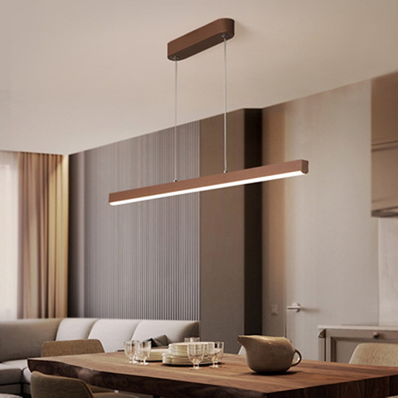 lampada a sospensione lineare a led cucina isola luce ufficio luce 1 testa 2 teste lampadario alluminio stile moderno eleganti finiture verniciate 220-240 v 110-120 v del 2025 a $399.99 –P5