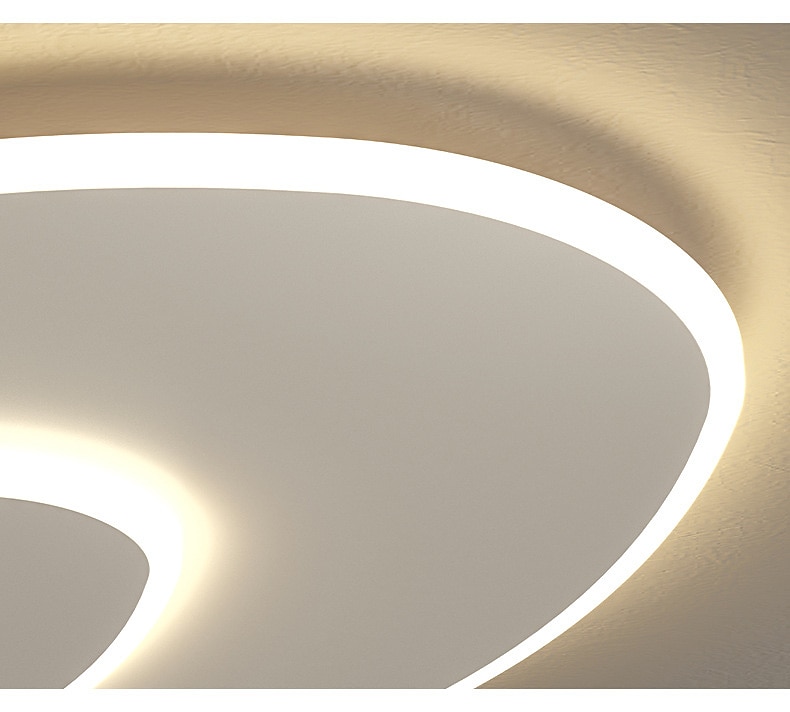 ledet taklampe 40 50 cm geometriske former innfelt lys metall moderne stil geometrisk malte overflater ledet moderne 220-240v 2025 - $182.99 –P6