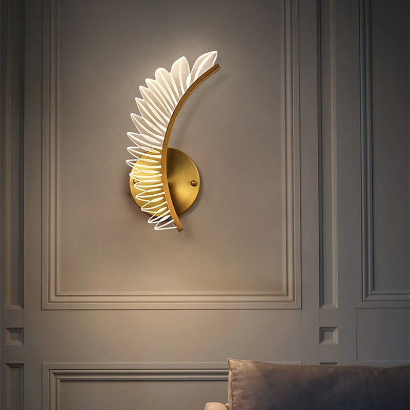 lightinthebox led-wandlamp creatieve led moderne led-wandlampen woonkamer slaapkamer acryl wandlamp 220-240v 8/16 w 2025 - $248.89 –P2