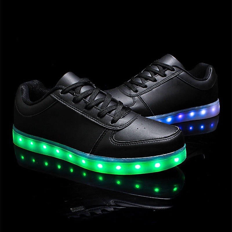 Gold LED Light Up Sneakers for Men and Women – USB Rechargeable Shiny Party Shoes with Glow Sole for Dancing, Festivals, Nightclubs, and Halloween 2025 - $46.99 –P3