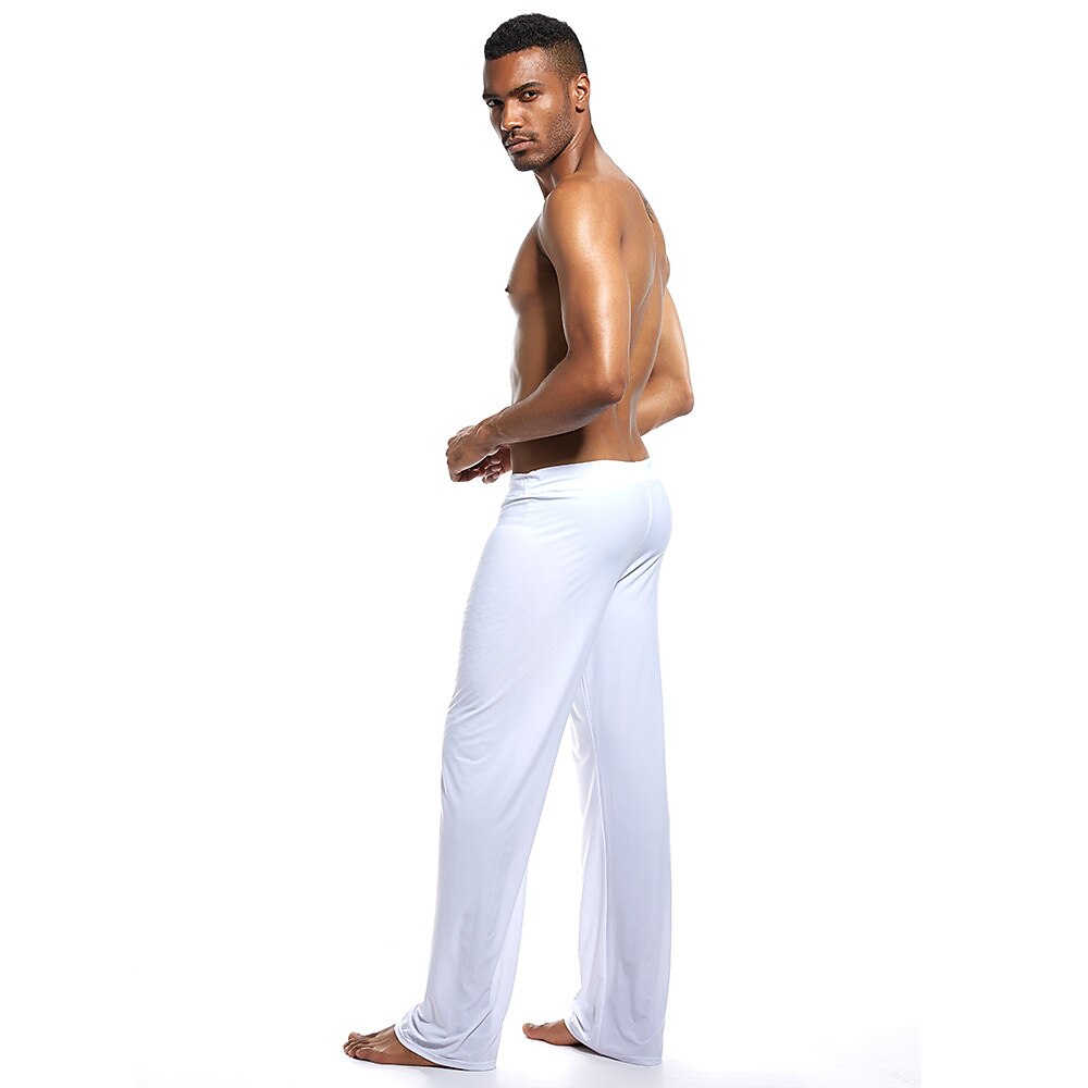 Men's Yoga Pants Drawstring Quick Dry Lightweight Fitness Gym Workout Running Pants / Trousers Bottoms White Black Gray Sports Activewear Stretchy Loose 2025 - $16.49 –P8