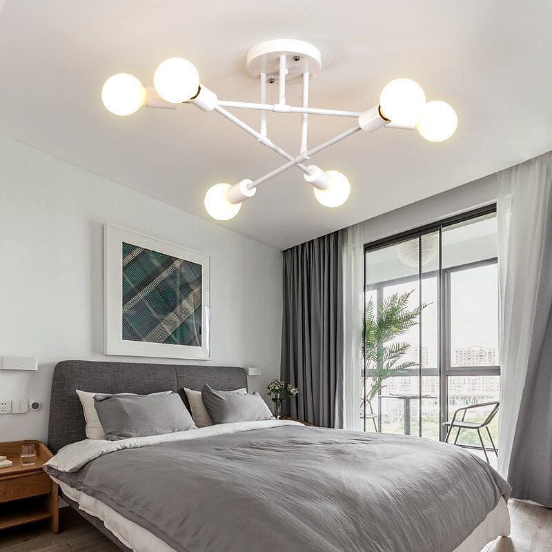 72 cm maapallo design geometriset muodot uppoasennettavat valot metalli sputnik lineaarinen geometrinen maalattu viimeistely nykytaiteellinen pohjoismainen tyyli 110-220v 220-240v 2025 - $69.99 -P9