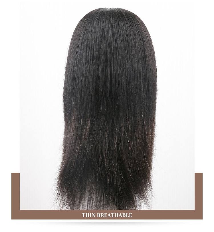 Women's Human Hair Toupees Straight Machine Made Soft / Party / Women Party / Evening / Daily Wear / Vacation 2025 - CLP $21753 –P7