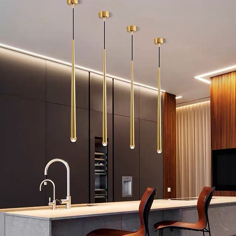 3 cm Pendant Lantern Design Pendant Light LED Island Light Metal Electroplated Modern 110-120V 220-240V 2025 - $160.99 –P2