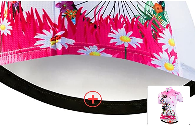 Mulheres Camisa para Ciclismo Padrão Botânico floral Flor Manga Curta Moto Camisa / Roupas Para Esporte Blusas com 3 bolsos traseiros Ciclismo de Montanha Ciclismo de Estrada Secagem Rápida Bolso de 2026 por $30.99 –P8