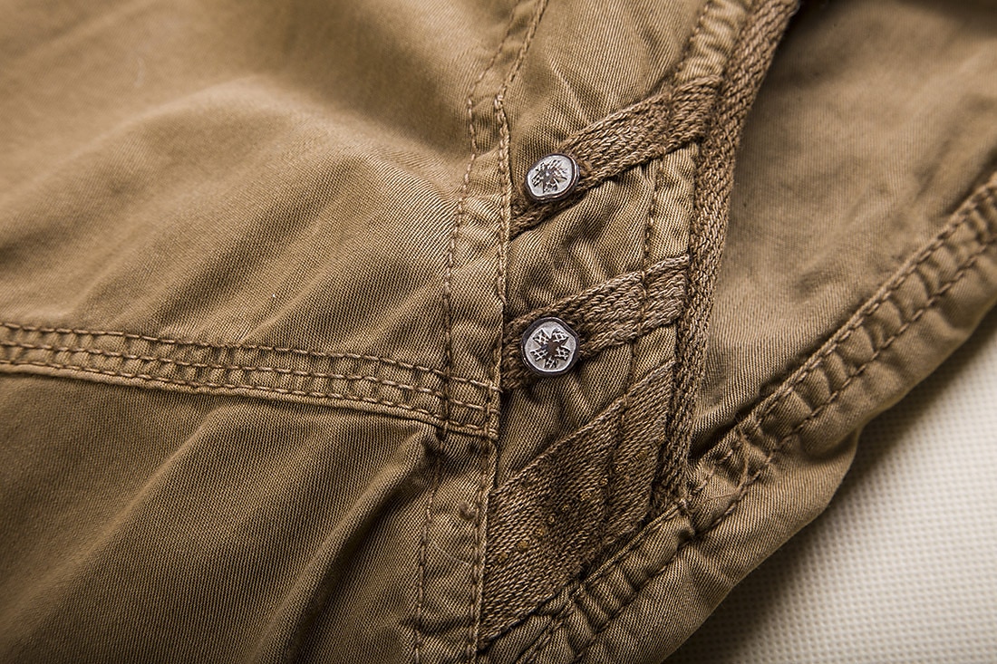 Herren Cargo Shorts Kurze Hosen Kurze Hose für Wanderer Taktische Shorts Militär Sommer Außen Ripstop Atmungsaktiv Rasche Trocknung Leicht Kurze Hose Caprihose Unten Unterhalb des Knies Weiß Schwarz 2025 - $29.99 –P10