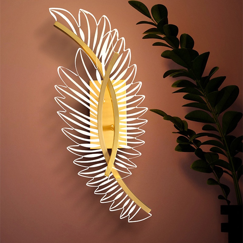 lightinthebox led-wandlamp creatieve led moderne led-wandlampen woonkamer slaapkamer acryl wandlamp 220-240v 8/16 w 2025 - $248.89 –P7