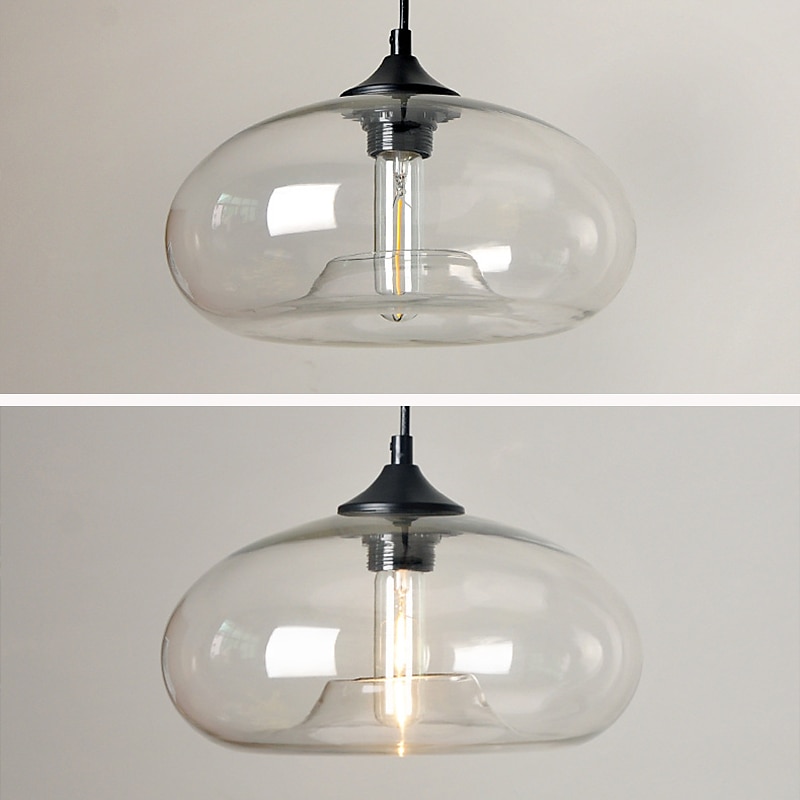 lampada a sospensione a led 28 cm lampada a sospensione design singolo in vetro elettrolitico moderno stile nordico 110-240 v del 2025 a $152.99 –P5