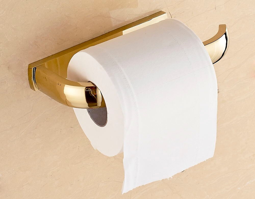 porte-rouleau de papier toilette en laiton antique, porte-serviettes cintres ensemble de collection de bain montage mural moderne de 2025 ? $44.99 –P8
