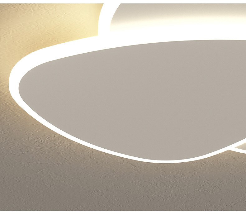ledet taklampe 40 50 cm geometriske former innfelt lys metall moderne stil geometrisk malte overflater ledet moderne 220-240v 2025 - $182.99 –P5