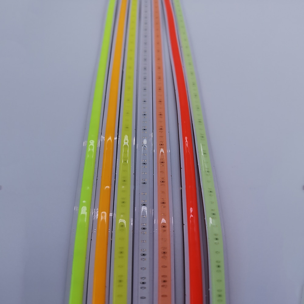 cob led streifen lichter flexibel neon wasserdicht 60cm 2ft 8w dc12v weiß gelb rot blau grün blau rosa hintergrundbeleuchtung wohnkultur 2025 - $13.49 –P15