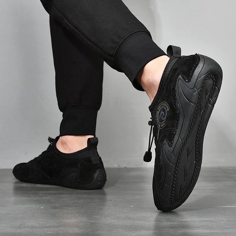 stilfulla avslappnade brittiska sneakers för män, ventilerande mesh med bläckfisksula, fashion forward 2026 - $54.99 –P5